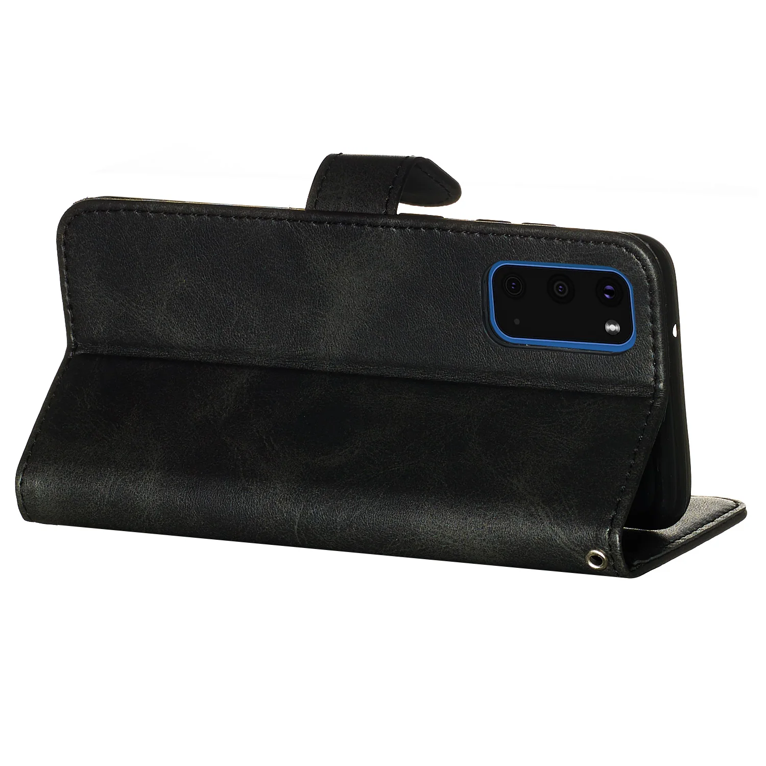Magnetic Leather Wallet Case with Zippered Card Holder | Premium Book-Style Design