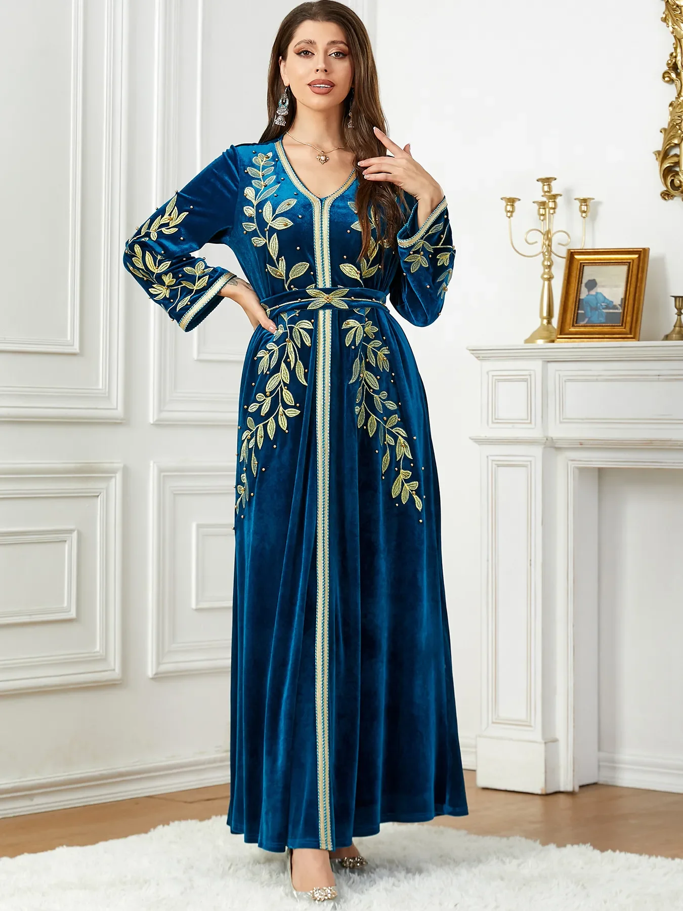 Рисунок 6 - Осеннее арабское длинное платье Caftan для женщин