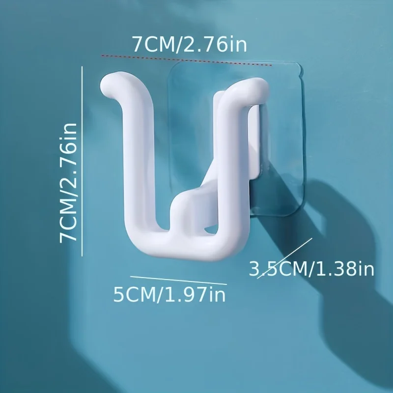 4pcs Colorful Self-Adhesive Slipper Rack-Waterproof,Wall-Mounted Shoe Hook for Bathroom and Bedroom Decoration,Easy Installation