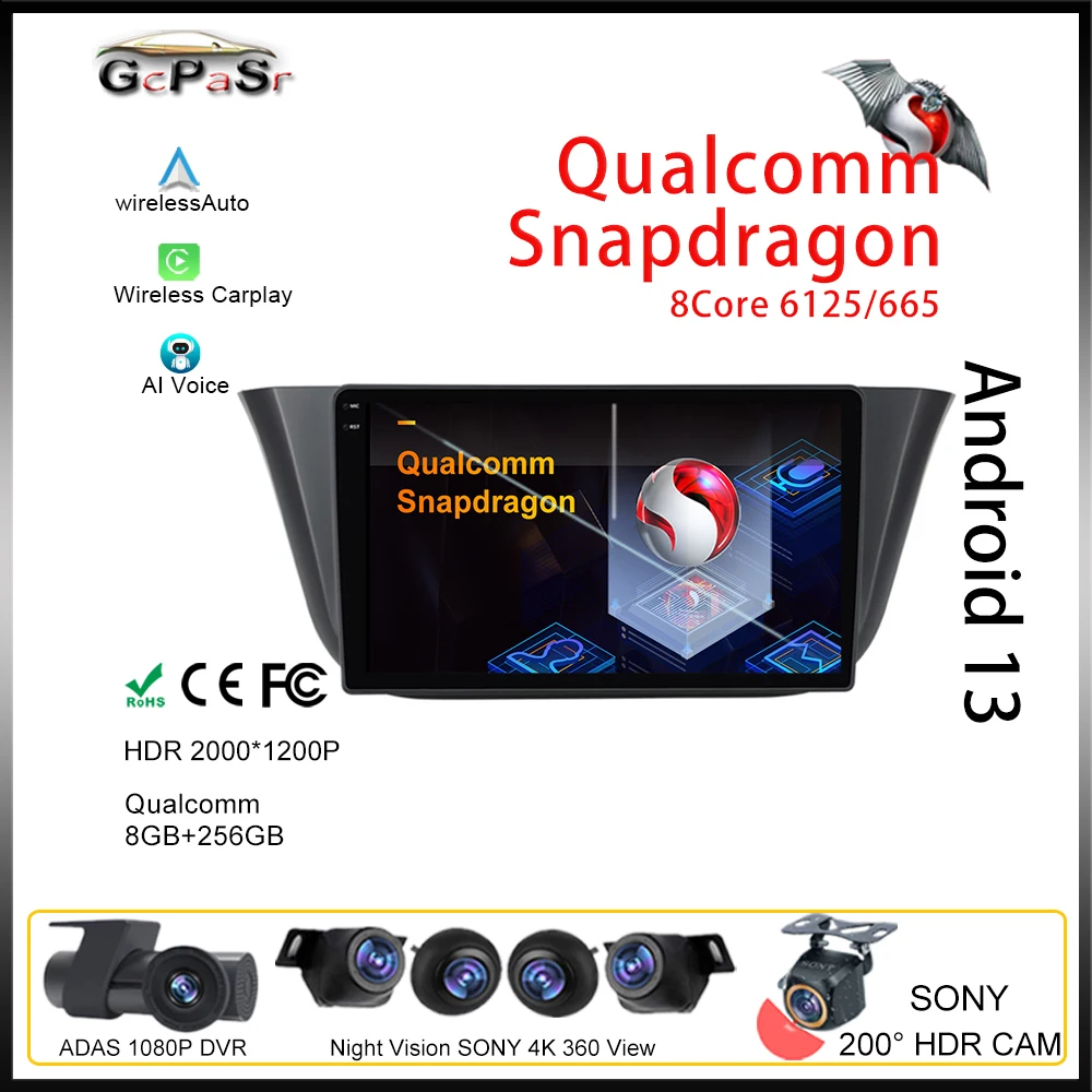 

Qualcomm Android Auto For Iveco Daily 2014+ Car Radio Video Multimedia Player Navigation GPS Autoradio Touchscreen NO 2 Din DVD