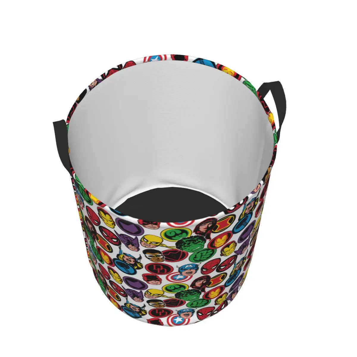 Laundry basket portable hamper superhero movie collection laundry hamper large storage basket action Spider Man comics girls boys toy organizer
