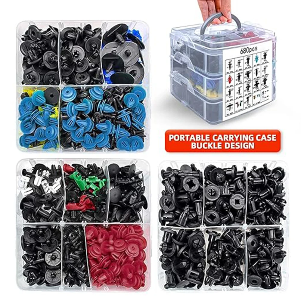 For Mazda Push Pin Rivet Bumper Door Trim Panel Retainer Clip Fastener 6 Sizesc - Foto 12