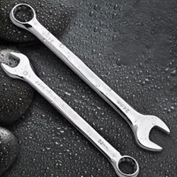 Automotive Repair Wrench Set, 6-piece Set, Plum Blossom Double End Open End Dual-purpose Plastic Clamp Wrench 2