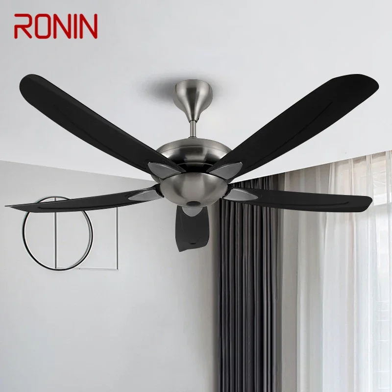 

RONIN Nordic Without lights Ceiling Fan Modern Minima lism Living Room Bedroom Study Cafe Hotel