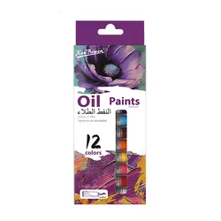 Vibrant 12 - Color Waterproof Oil Paints Set (Oil Paints)