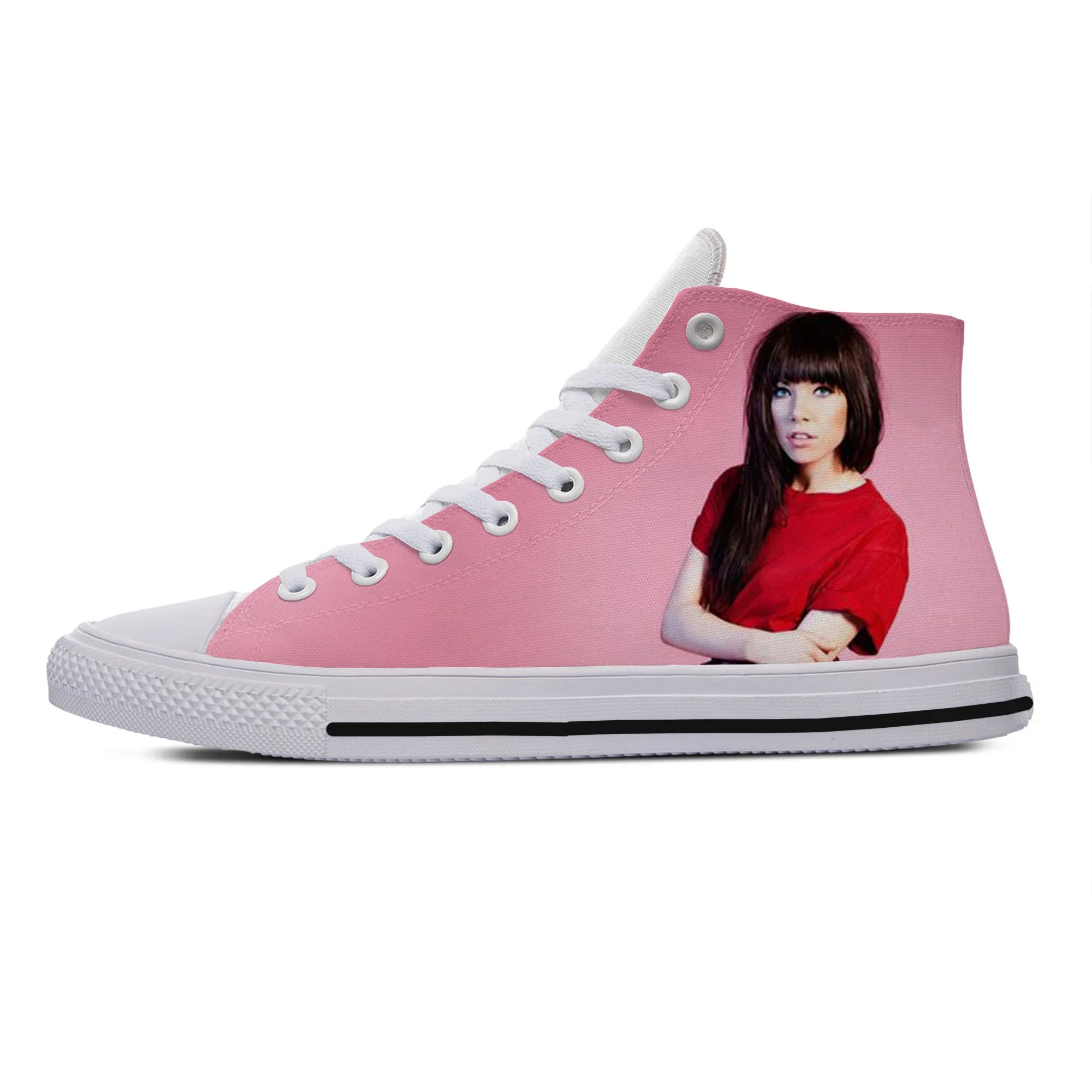 Hot Cool 3D Summer Fashion Pop Funny Summer High Quality Sneakers Casual Shoes Men Women Carly Rae Jepsen High Top Board Shoes
