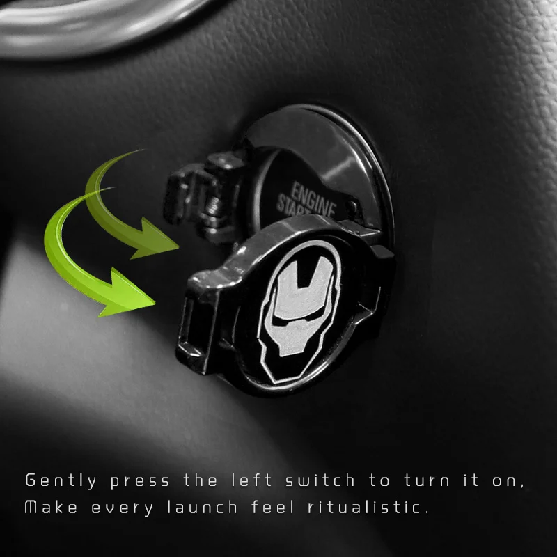 Car One-click Start Button cover Decorative Protective Cover For