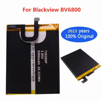 New Original BV 6800 6580mAh MT6750T Battery For Blackview BV6800 Pro IP68 Mobile Phone Replacement Bateria Batteries 726280P