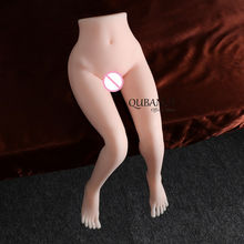 BURSTYLA Model i metalowy szkielet Sexy długie nogi prawdziwe pochwy pół ciała seks lalka pochwy Anal masturbator Sex zabawki męskie 18 + Preciou tanie i dobre opinie YUKUI CN (pochodzenie) Sex lalki