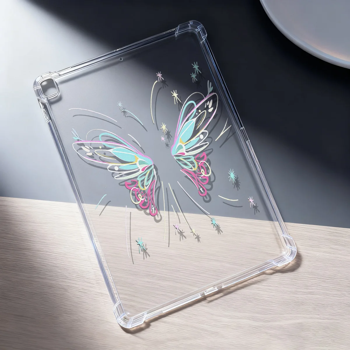Enhanced Clear Silicon Tablet Case Cover