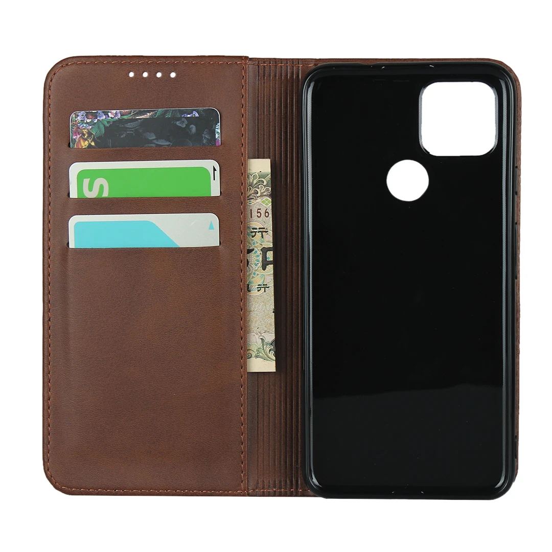 Google Pixel 4A 5.81 용 가죽 케이스 Google Pixel 4A 5G 6.2 용 플립 케이스 카드 홀더 홀스터 자기 매력 커버 케이스