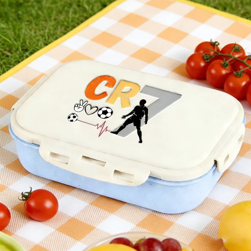 CR7 Football Player Bento Lunch Box - Cristiano Ronaldo Kids Gift