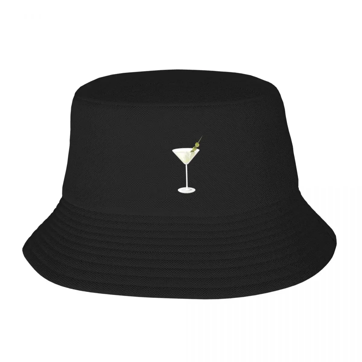Dry Martini Cocktail Bucket Hat Golf Hat derby hat Military Cap