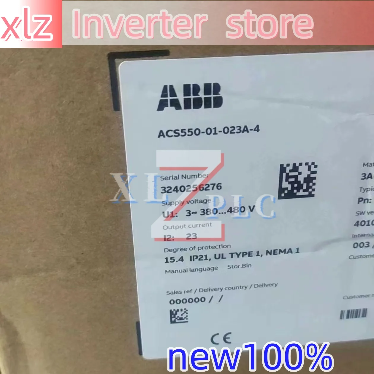 신제품 ACS550-01-015A-4 주파수 변환기 빠른 배송 ACS550-01-023A-4 인버터
