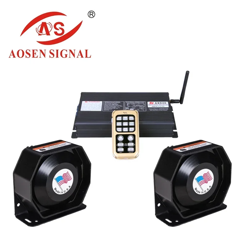 AS-940 전기 스피커 사이렌 경보, 실외 화재 및 연기 또는 침입자 경보 사이렌, 중국