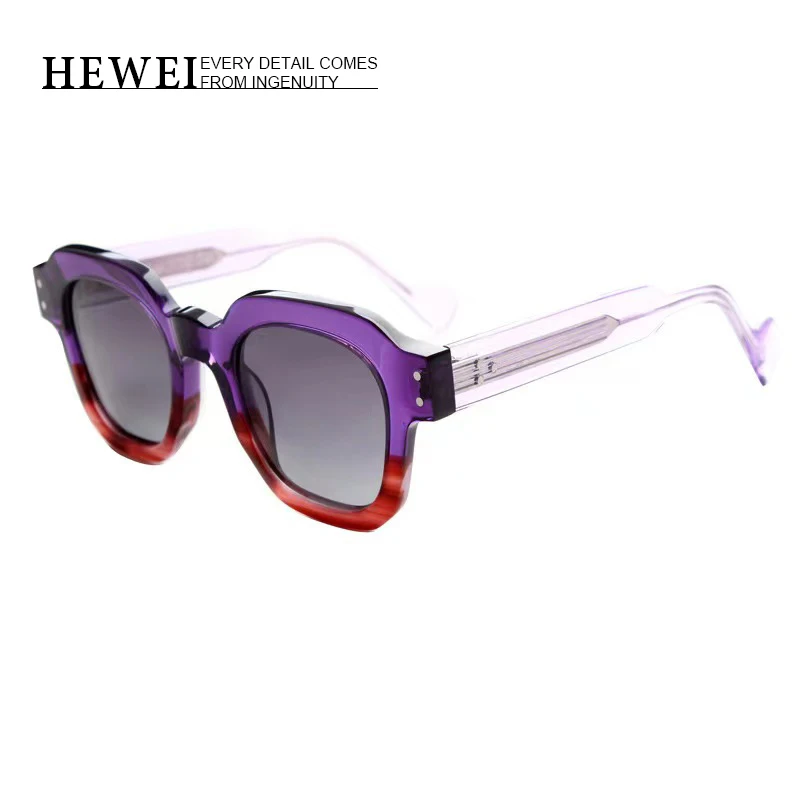 

Fashion square men women retro luxury sunglasses Outdoor vacation leisure classic UV400 glasses High quality acetate sunglass