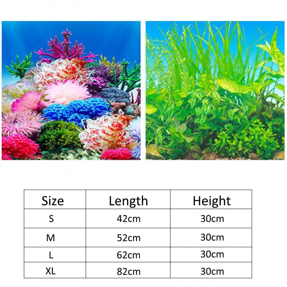 Aquarium Background Poster Self-adhesive 3D PVC Sticker for Fish Tank fish tank backdrop aquarium sticker