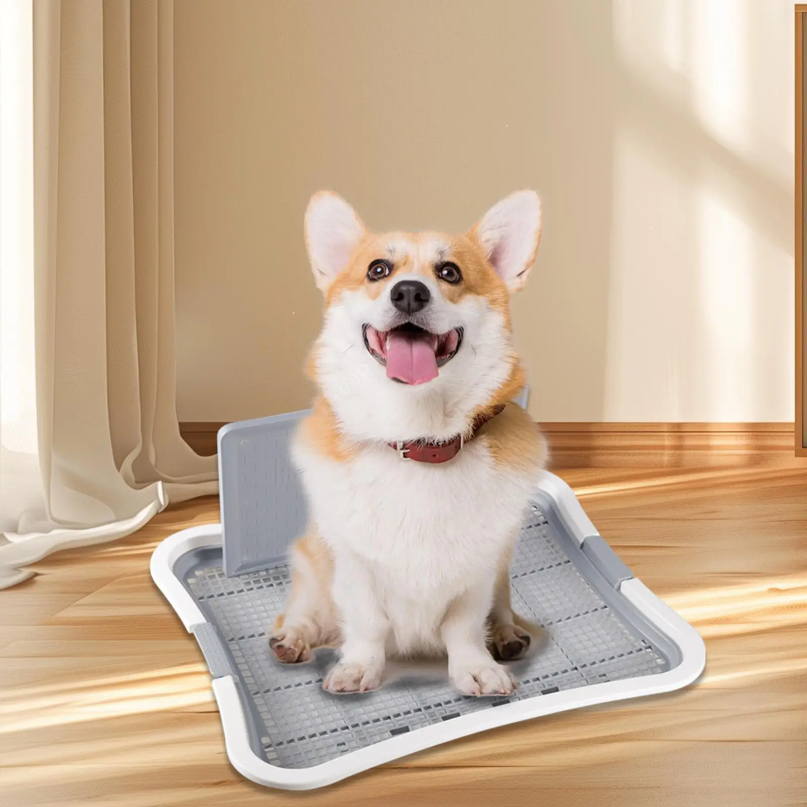 Potty Trainer Urinal and Urinary Column Keep Clean Dog Potty Tray Pet Training Toilet Tray for Bunny Dogs Cats Puppy Kitten Potty Trainer Urinal and Urinary Column Keep Clean Dog Potty Tray Pet Training Toilet Tray for Bunny Dogs Cats Puppy Kitten