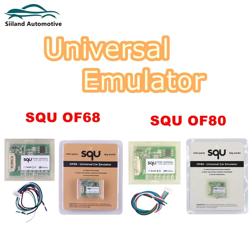 Car Occupancy Sensor Tool Diagnostic Tool 1 PC Car Emulator SQU OF80 Immo Programs Tacho Programs For Seat Occupancy Sensor For OF68 OBD