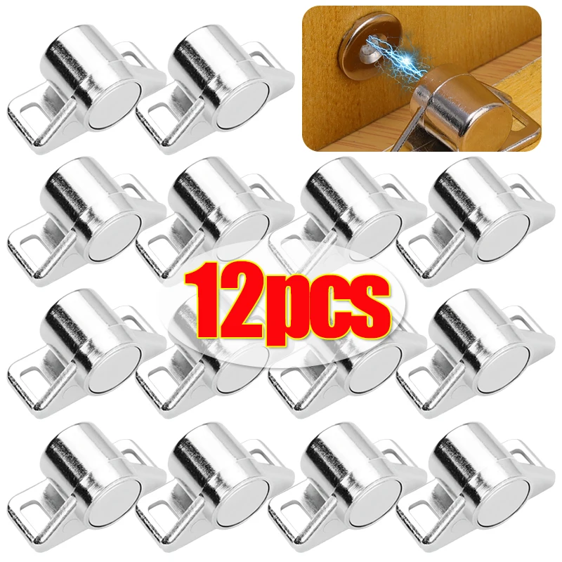 Magnet cabinet door catch powerful alloy cupboard wardrobe drawer magnetic latches closer door stops furniture hardware 12-1Sets
