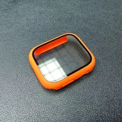 Custodia in Vetro Tempestato Premium con Pellicola Protettiva per Apple Watch - Cover Protettiva Durevole e Set di Accessori