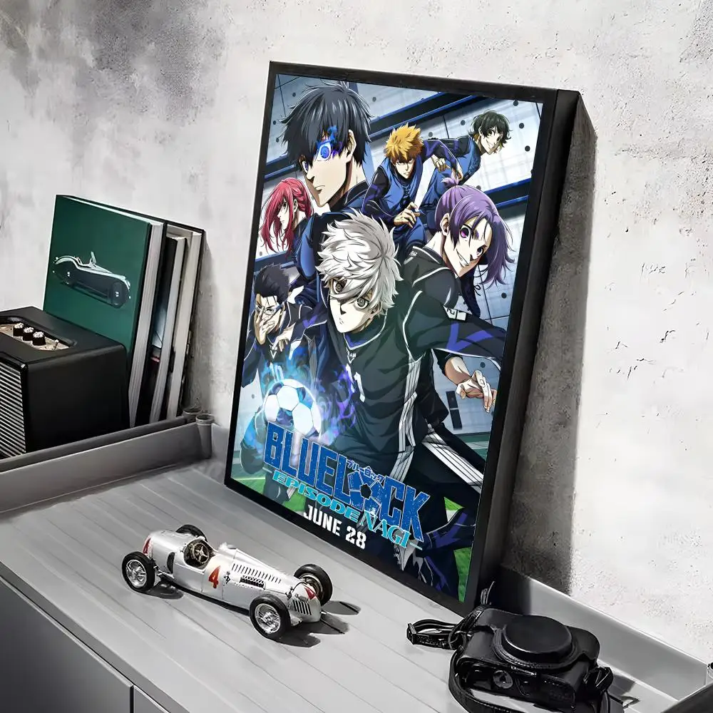 Blaue L-Lock Anime-Poster-Aufkleber, Wandgemälde, selbstklebende Dekoration für Schlafzimmer, Wohnzimmer, Zuhause, HD-Wandaufkleber, Geschenk – Detail 14