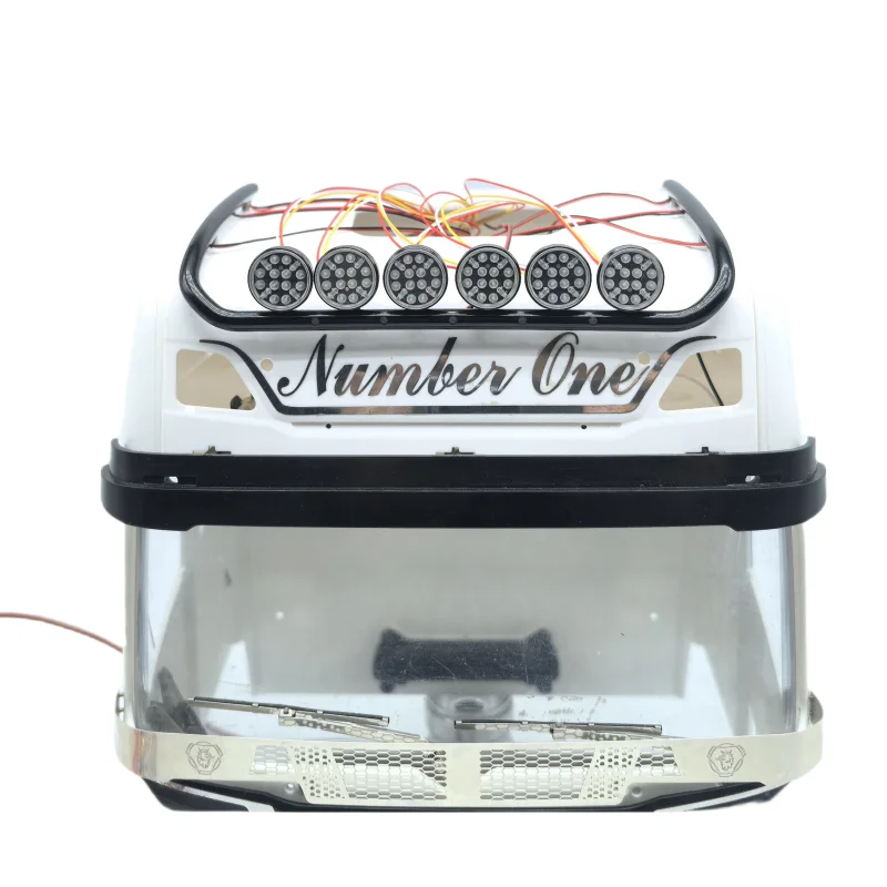 LED Roof Light Lamp for Tamiya 1/14 RC Truck Scania 770s 56371 r620 r730 56323 Tractor Trailer Degree Front Dome Light DIY Parts 3