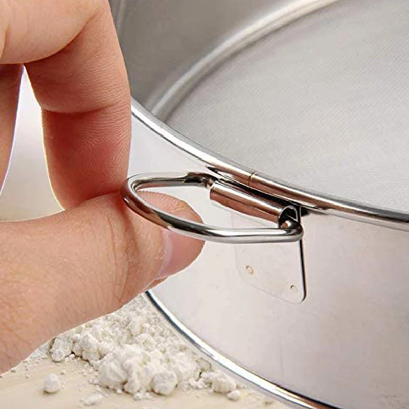 Professional round stainless steel sieve 60 meshes