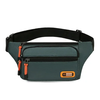 Waterproof Men Waist Bag Fanny Pack Fashion Running Chest Bag Unisex Sling Crossbody Bag Casual Hip Belt Bags Men Waist Packs