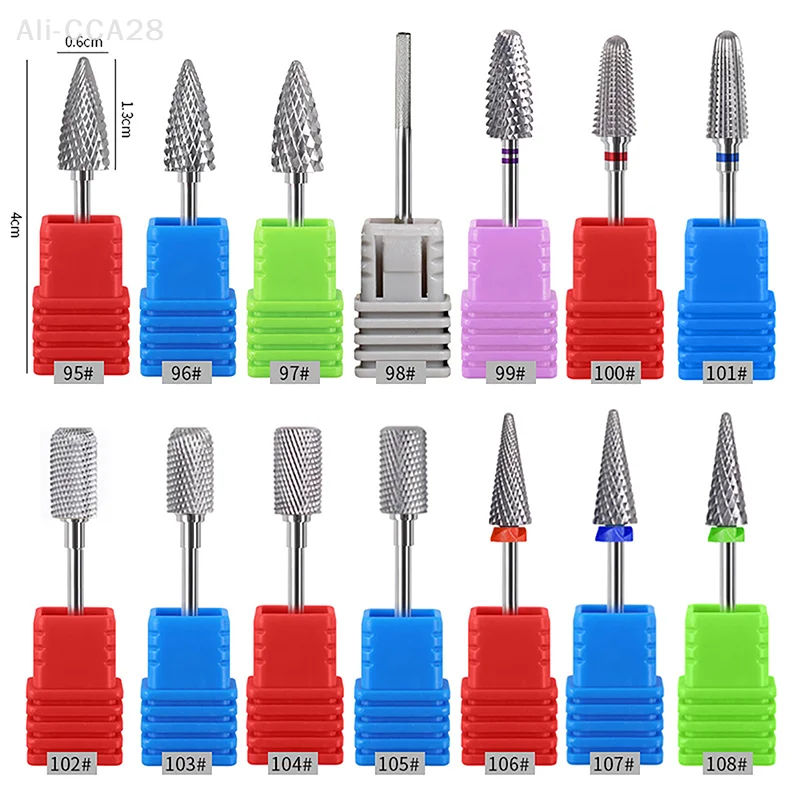 

Carbide Nail Drill Bits Rotate Electric Ceramic Milling Cutter For Manicure Gel Polish Remover Nail Files Pedicure