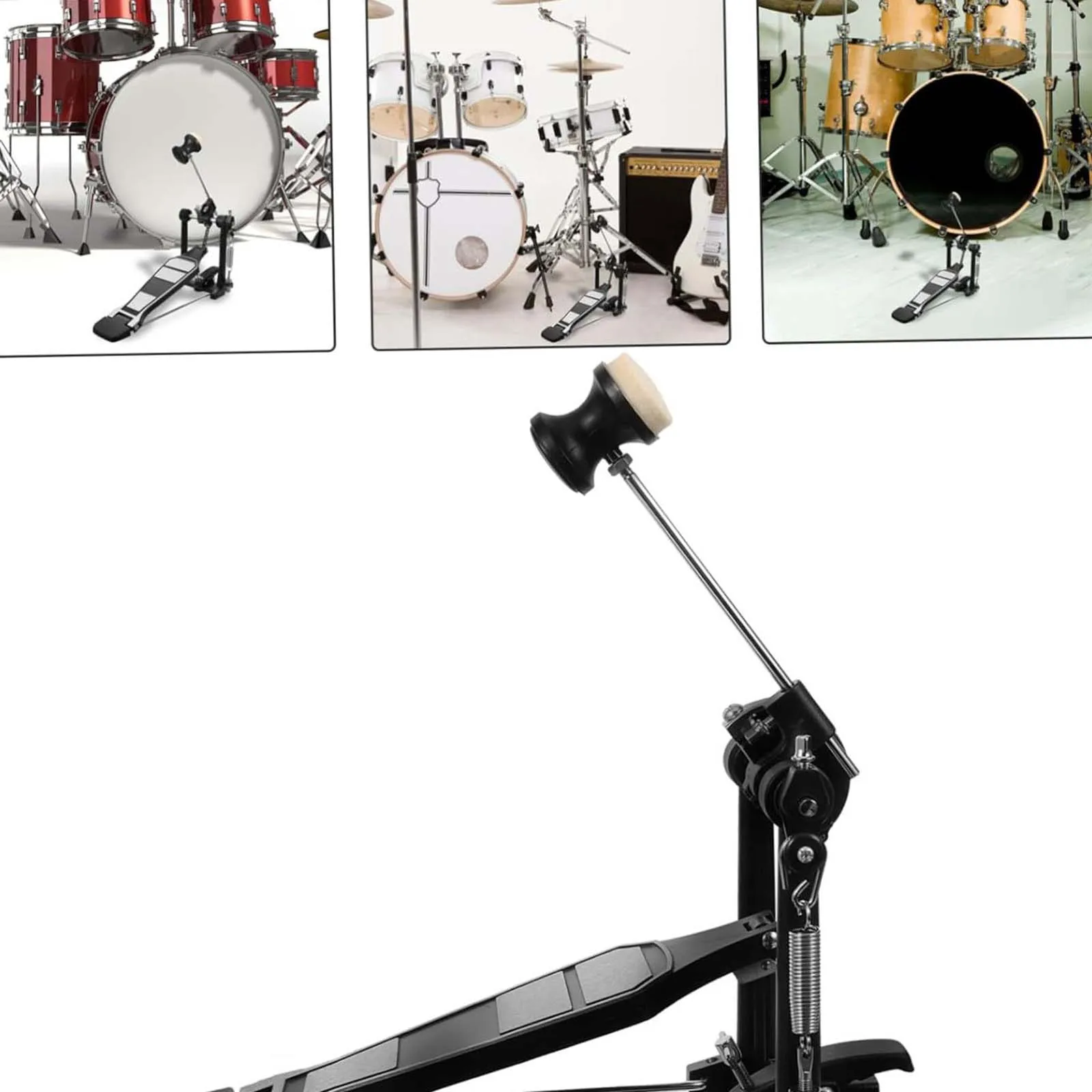 パーカッション・打楽器 Bass drum beater set! Amazon.com: Bass Drum Beater, Metal Drum Pedal Beater Hammer