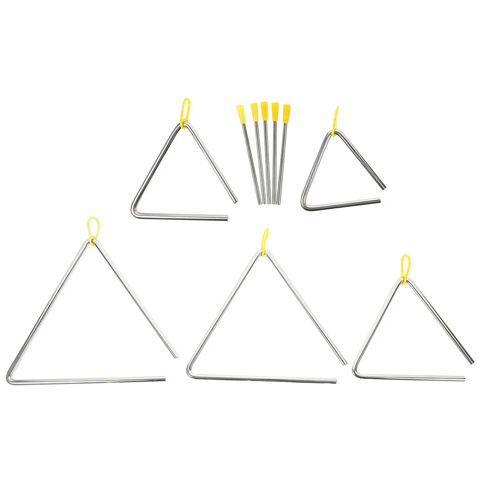 

Triangle Bell Orff Musical Percussion Instruments Triangolo Educational Toys With Strikers For Children
