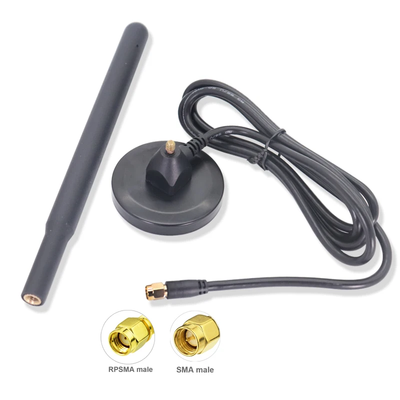 고이득 12dBi 470Mhz 433MHz 로라 안테나 전방향 SMA/N/BNC/TNC 남성형 DTU 모델용 신호 증폭기 무전기용