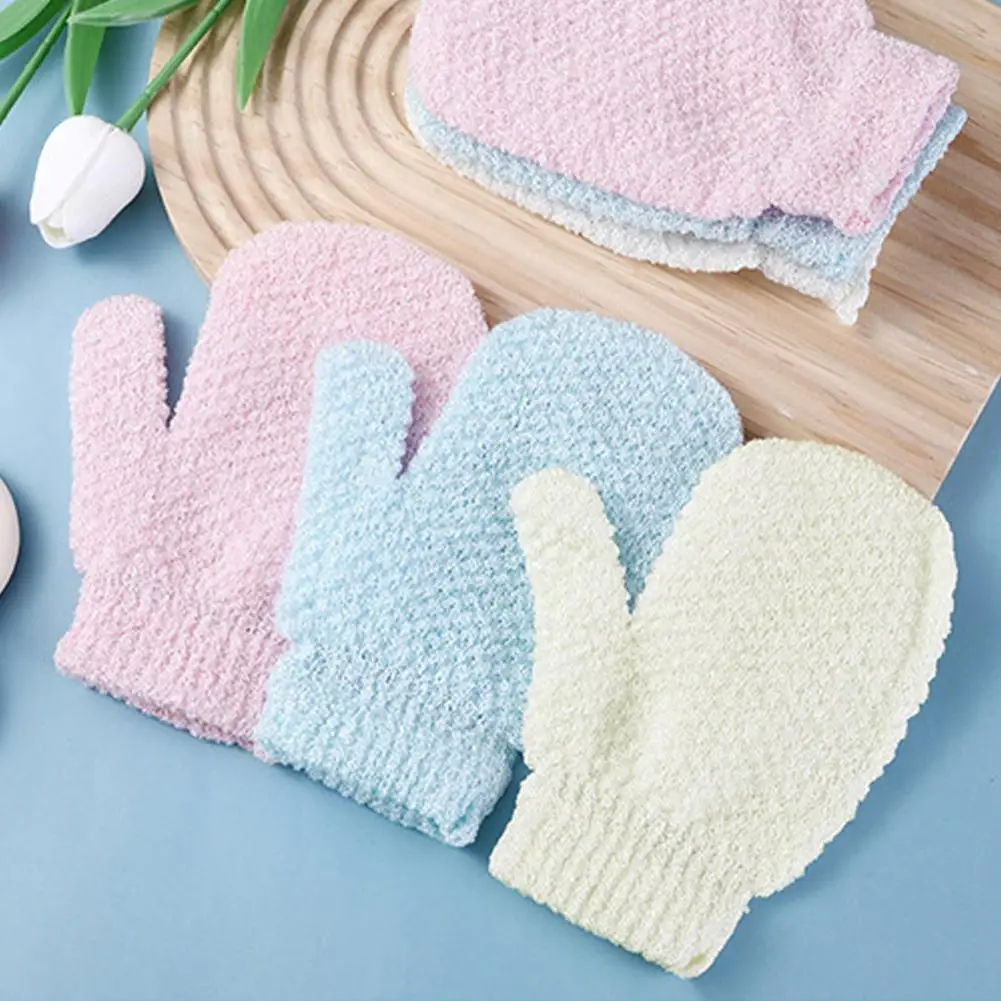 

Coarse Sand Rubbing Bath Gloves Shower Tools Strong Remove Dirt Simple Portable Operation Comfortable Rubbing Back Bathing Glove