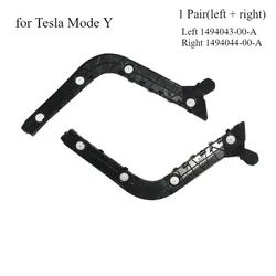Durable Automobile Rear Bumper Black Bracket - Left and Right Car Accessory (1 Pair L and R)