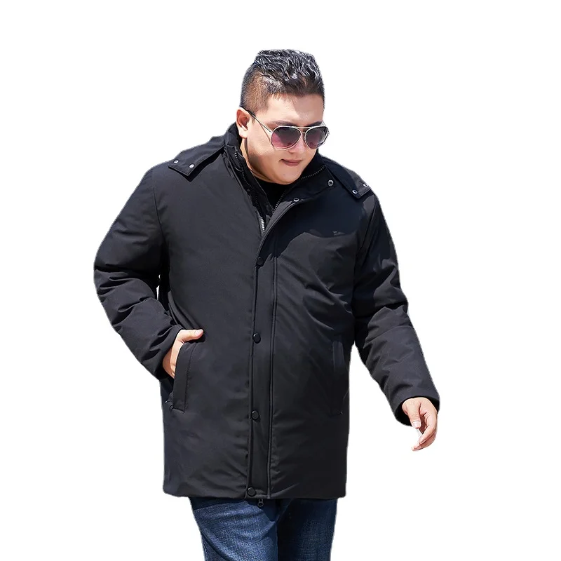 

New Fashion High Quality Men Detachable Inherent Extra Large Down Jacket Thick Casual Winter Plus Size XXL-10XL 11XL 12XL 13XL