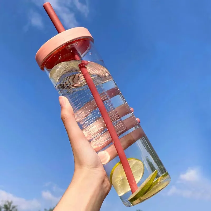 Pink straw
