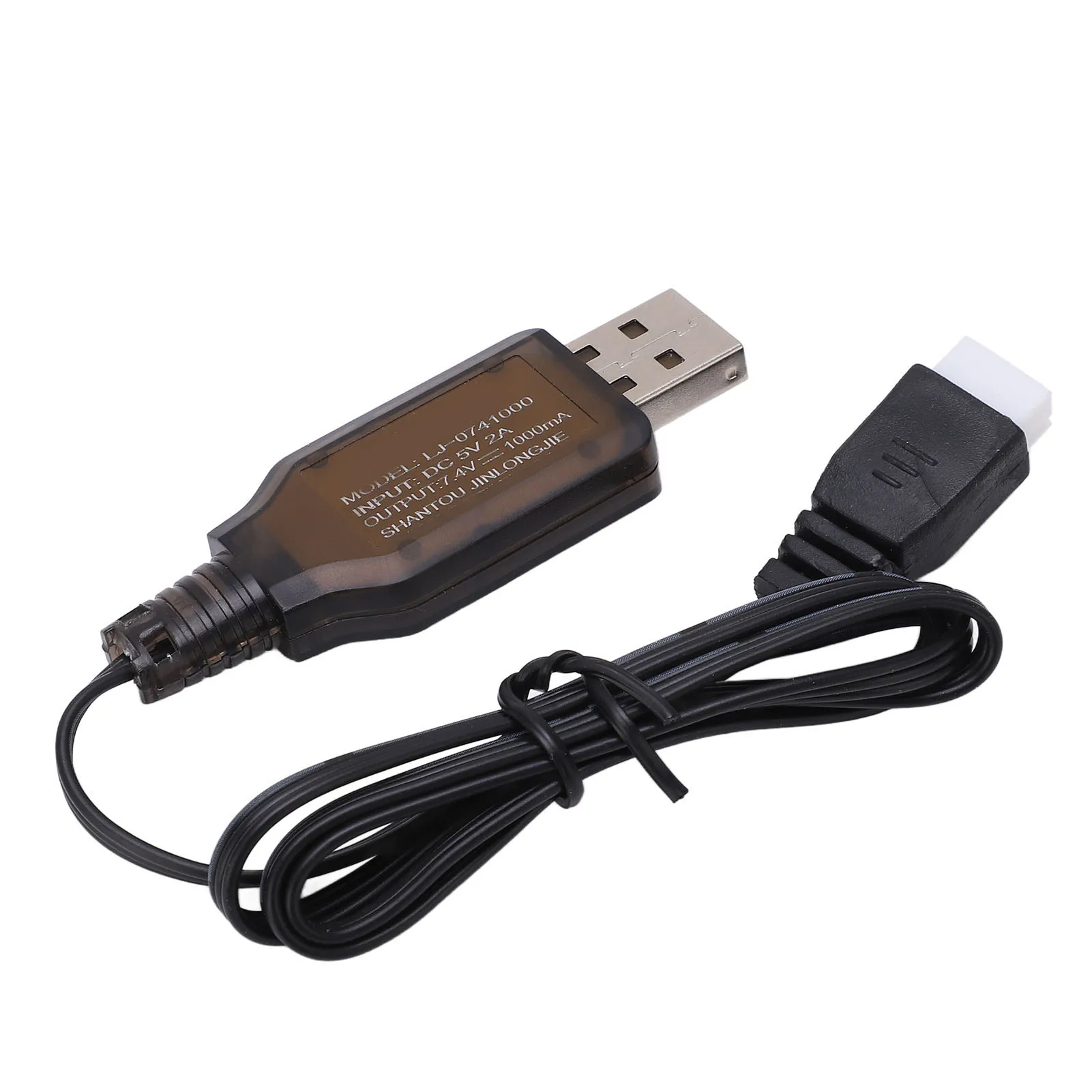 Chargeur USB 7.4V 1000mA pour batterie Lipo RC 1/16