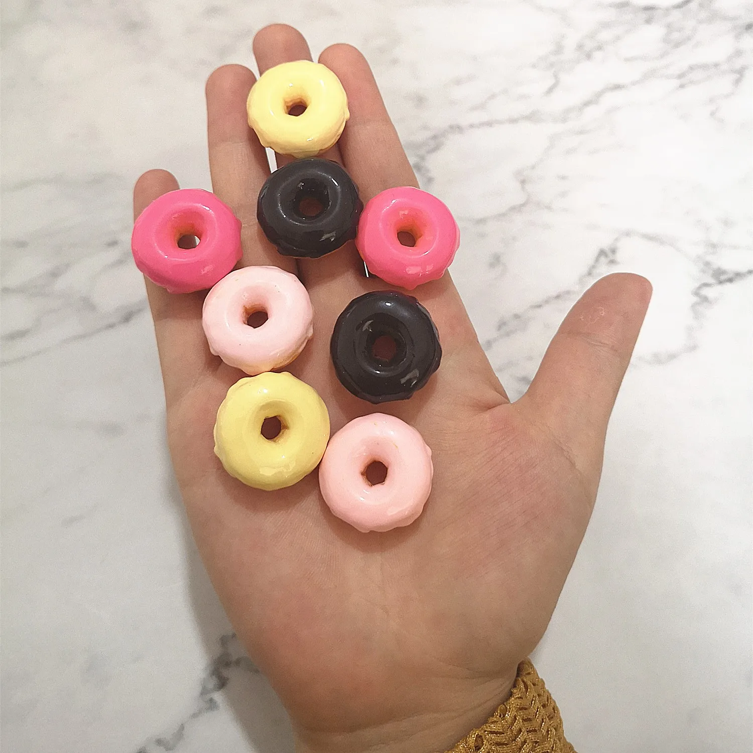 Home Craft Dollhouse Accessories Miniature Mini Candy Donut Doll Food Play Decor Kitchen Toys 1:24 10pcs kitchen toys,pretend kitchen toys,pretend food toys