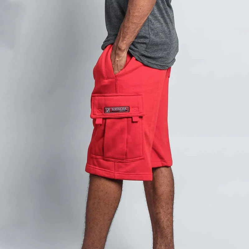 

Summer Men's Shorts Gym Running Sports Fitness Loose Five Point Pants European American Style Casual Shorts Fashion Men Clothing