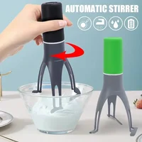 Kitchen tools: automatic triangle mixer, egg beater, food processor, mixer, handheld mixer using 2 pairs of 5 batteries 2