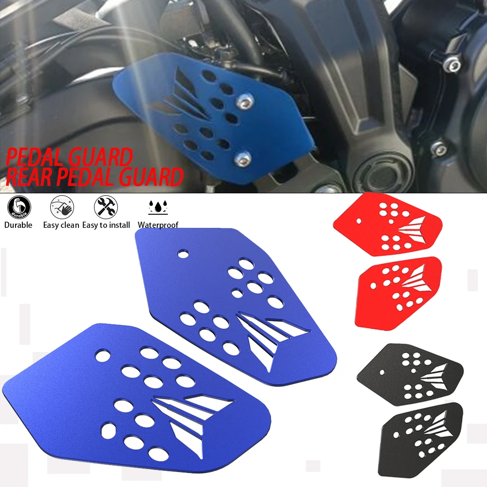 

Footrest Pedal Protector For YAMAHA MT07 Tracer FZ07 XSR700 XSR 700 Motorcycle Foot Peg Heel Plates Guard MT FZ 07 2014-2023 24