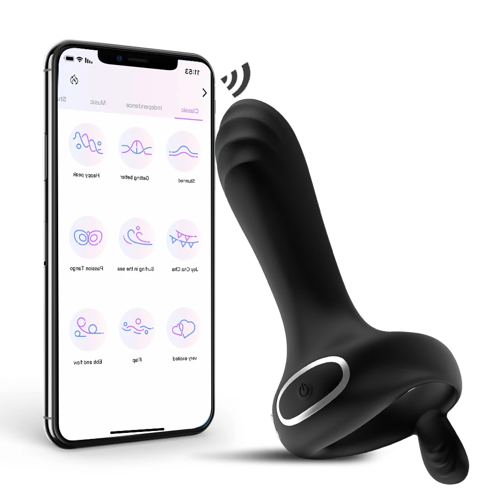 Drahtloser Vibrator für Paare, Prostata-Massage, Cockring, männliche Verzögerung der Ejakulation, Penisring, G-Punkt, Klitoris-Stimulator, Sexspielzeug für Erwachsene