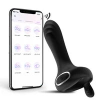 Drahtloser Vibrator für Paare, Prostata-Massage, Cockring, männliche Verzögerung der Ejakulation, Penisring, G-Punkt, Klitoris-Stimulator, Sexspielzeug für Erwachsene