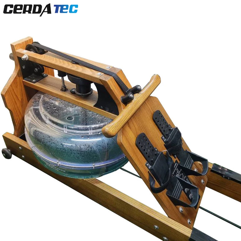 Indoor High Quality Wood Dynamic Wooden Water Tank Rower Machine