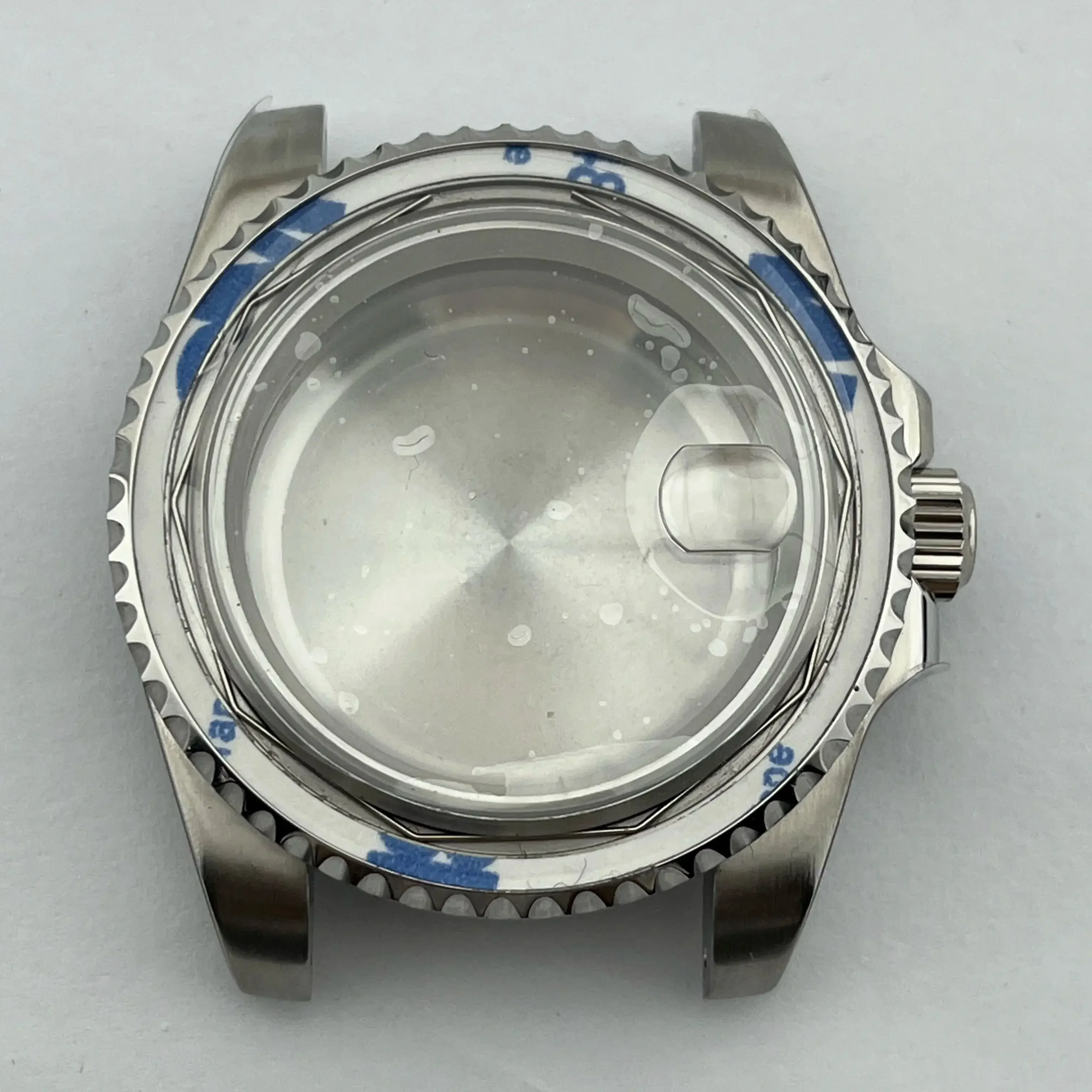 NEITON Sapphire Glass Watch Case with Presidential Strap - 40mm, 10 ATM Waterproof