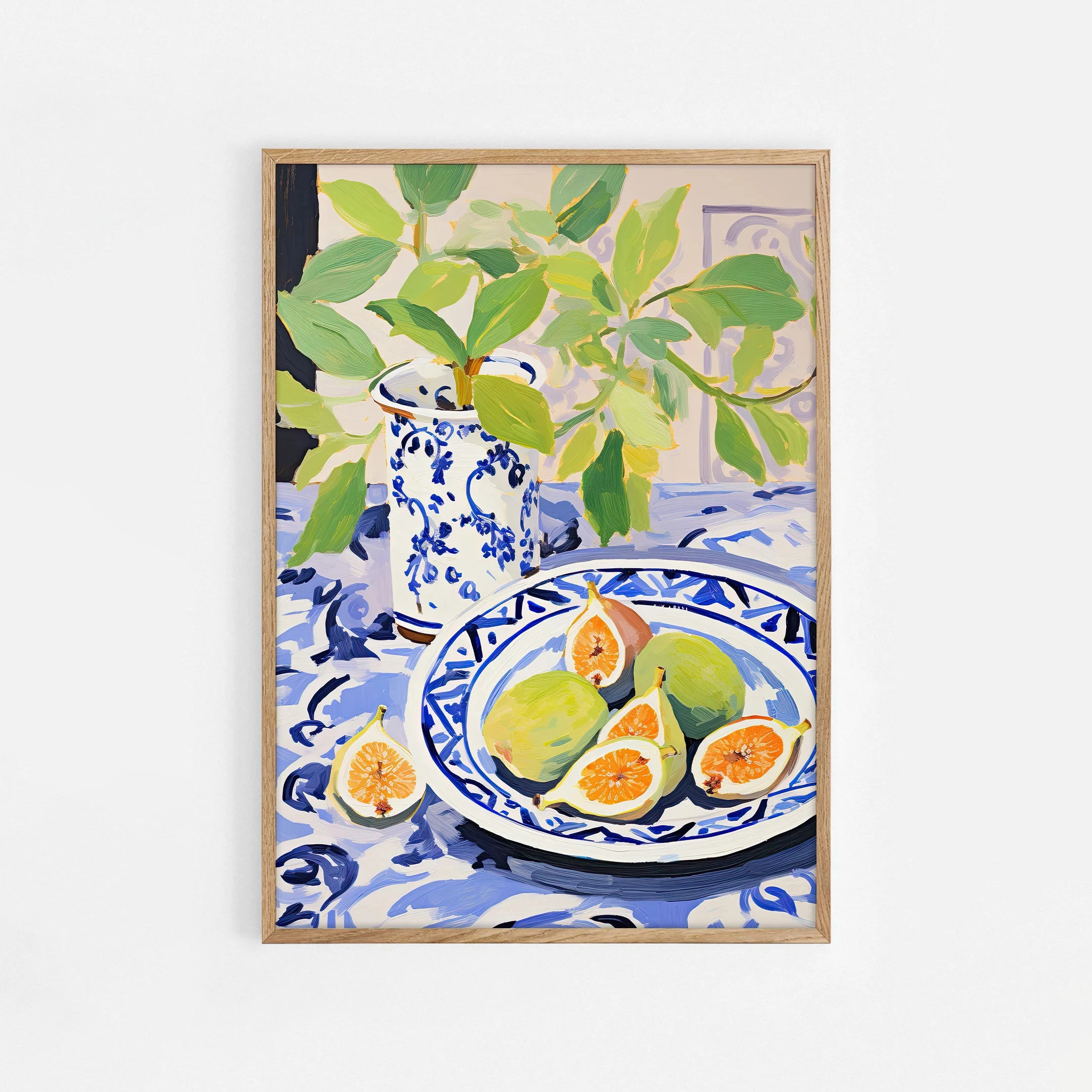 thumbnail image 1 of Póster de lienzo con diseño de frutas abstractas y modernas maximalistas para pared, con impresiones de naranjas, melocotones, fresas, sandías, tomates, limones y higos, para decoración del hogar, 1 of 5