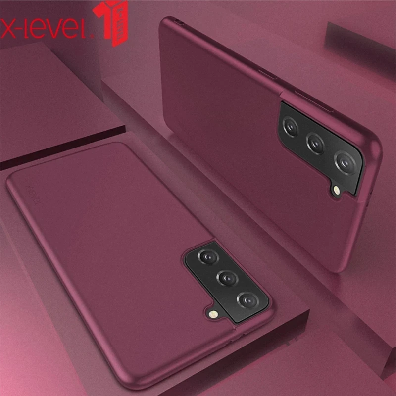 

X-level Case For Samsung Galaxy S21 S20+ Note 10 20 Ultra A51 A71 A32 A42 A52 A72 Hybrid Ultra Slim Matte Soft Tpu Cover Cases