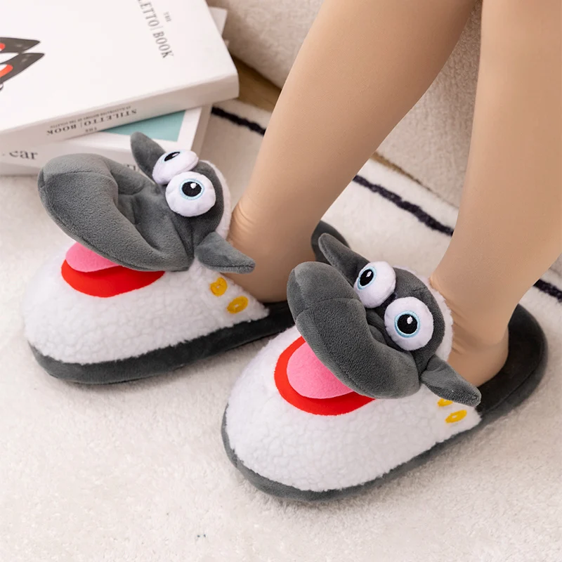 Men's Slippers Winter Warm Super Soft Fuzzy Non-Slip House Slippers,Creative  Gifts for Women Mom Girlfriend 