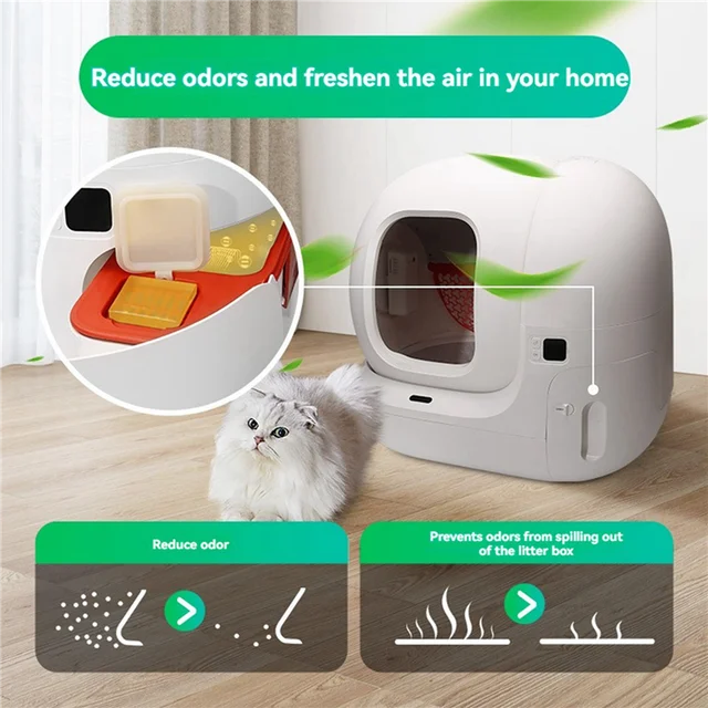 【FAVORITE!】N50 Odor Eliminator For Puramax Self-Cleaning Cat Litter Box Cat Toilet Odor Control Deodorant Cubes 12PCS 3